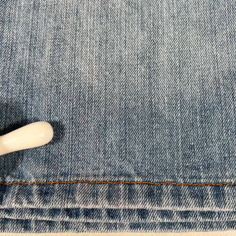 VTG Roca Wear Boys Blue Denim Hip Hop Straight Leg Authentic Jean Shorts Size 10 - Picture 8 of 13